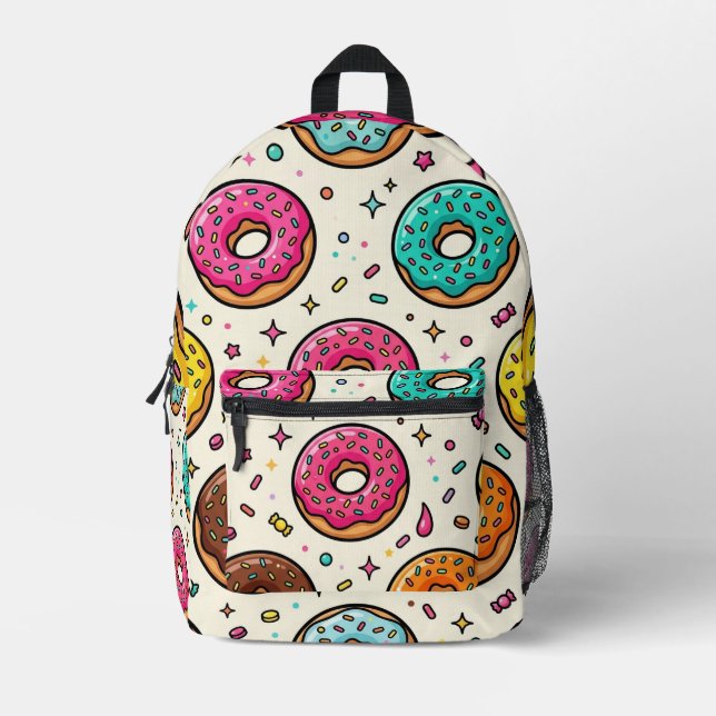 Donut Pattern Backpack (Front)