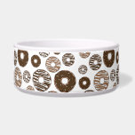 Donut Pattern, Chocolate Donuts, Caramel Donuts Bowl<br><div class="desc">Cute,  fun and adorable pattern with chocolate and caramel donuts. Modern and trendy gift,  perfect for the donut lover in your life.</div>