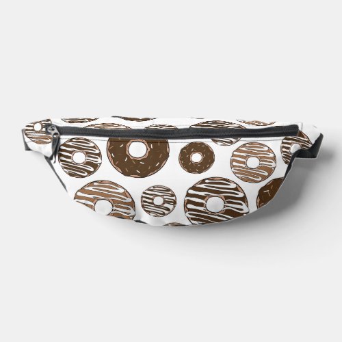 Donut Pattern Chocolate Donuts Caramel Donuts Fanny Pack
