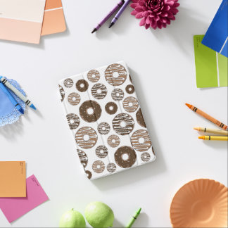 Donut Pattern, Chocolate Donuts, Caramel Donuts iPad Mini Cover