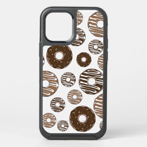 Donut Pattern Chocolate Donuts Caramel Donuts OtterBox Symmetry iPhone 12 Case