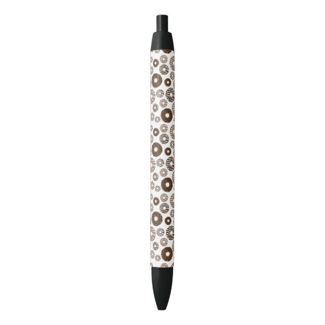 Donut Pattern, Chocolate Donuts, Caramel Donuts Pen (Front Vertical)