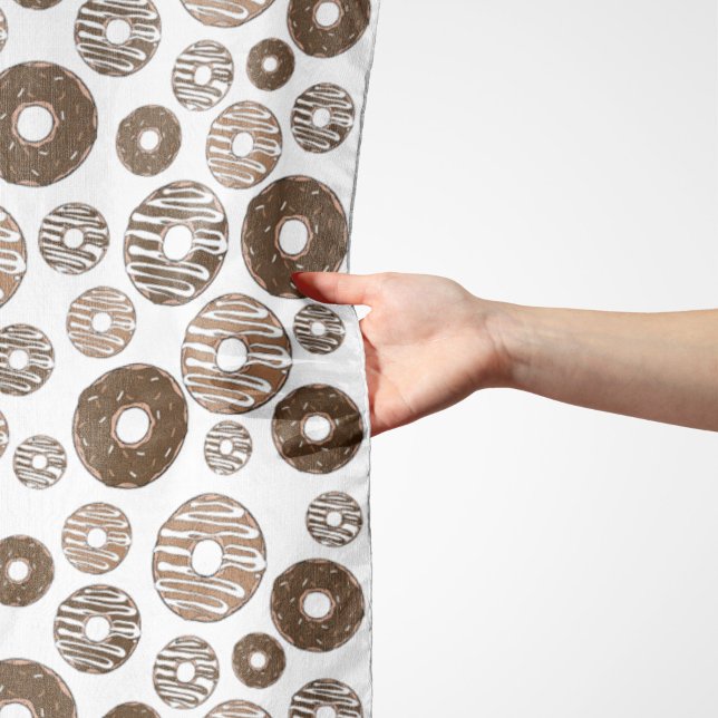 Donut Pattern, Chocolate Donuts, Caramel Donuts Scarf (Creator Uploaded)