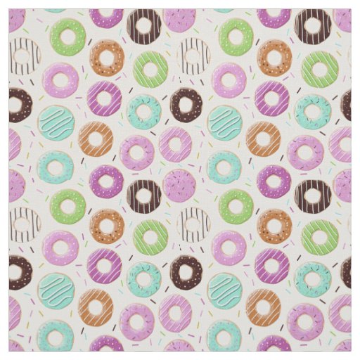Donut Pattern fabric