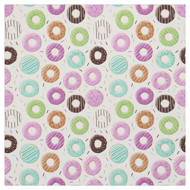 Donut Pattern fabric (Swatch)