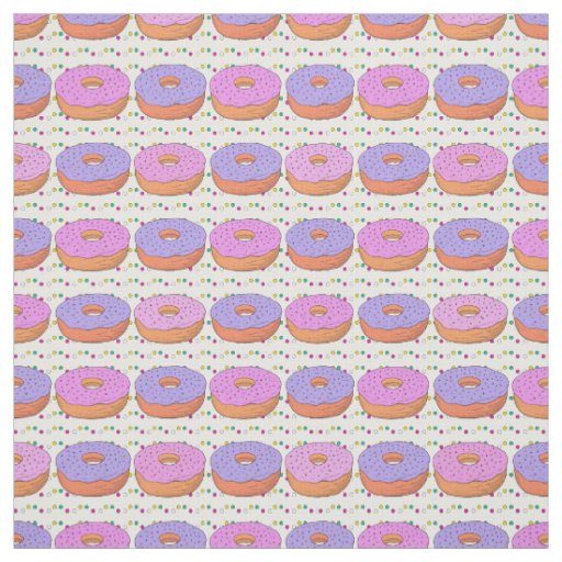 Donut Pattern fabric