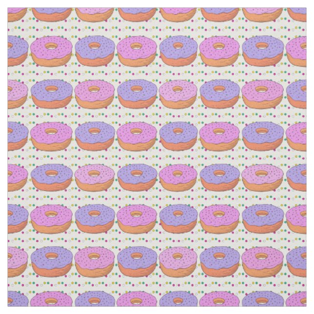 Donut Pattern fabric (Swatch)
