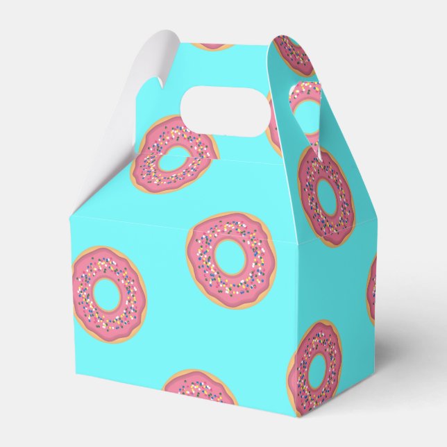 Donut Pattern I Favor Boxes (Front Side)