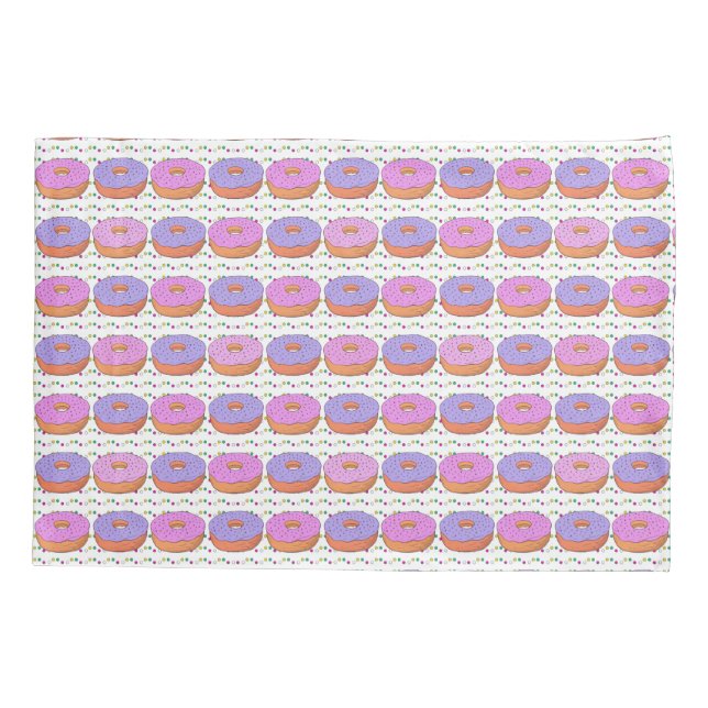 Donut Pattern pillowcases (Back)