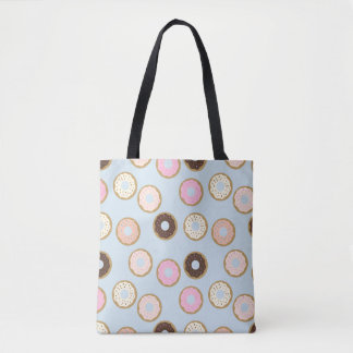 Donut Pattern Tote Bag