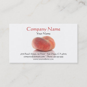 Donut Peach Business Card