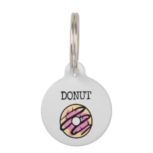 Donut Pet ID Tag