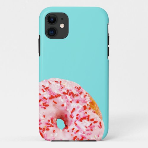 Donut Photography Food Folded Greeting Card iPhone 11 Case