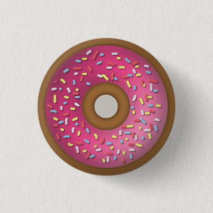 Donut Pinback Button