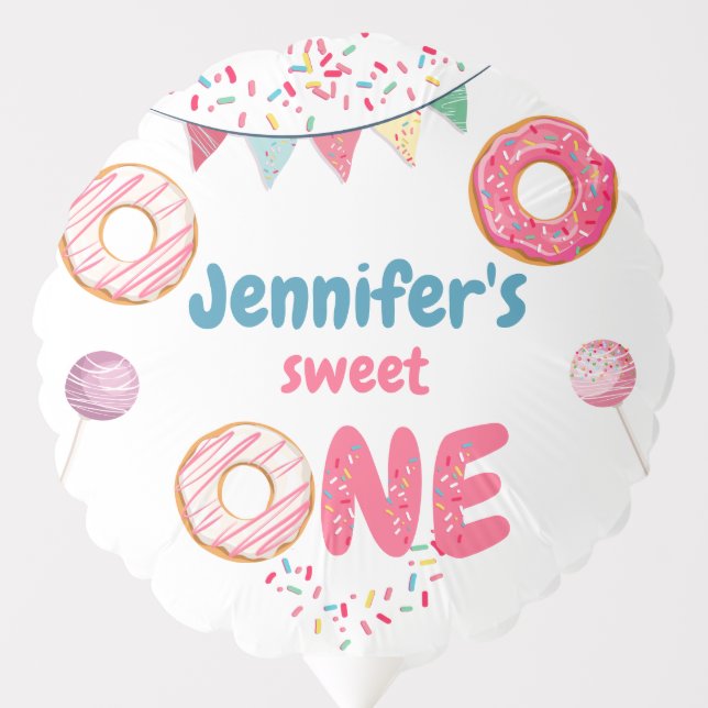 Donut pink  balloon (Front)