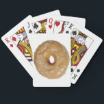 Donut playing cards<br><div class="desc">Donut playing cards smash that "Customize" button to put personal text in there or if you want just change the background color.</div>