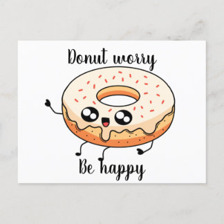 Donut poscard by Artacalla Postcard