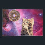 Donut Praying Cat Towel<br><div class="desc">cat , "praying cat ", "cat praying" , "cat donut" , "cool kitty" , "kittens in space" , "cat purple" , "cosmic cat", "cat galaxy" , "donut cat ", pussy , star , cats , beautiful , galaxy , funny , space , animal , stars , cosmos , cute , kittens , pet , purple , kitty , kitten , nebula , universe , donut , meow , constellation , artwork , cosmic , feline , "space cat" , "into space" , "meme cat" , "in...</div>