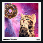 Donut Praying Cat Wall Decal<br><div class="desc">cat , "praying cat ", "cat praying" , "cat donut" , "cool kitty" , "kittens in space" , "cat purple" , "cosmic cat", "cat galaxy" , "donut cat ", pussy , star , cats , beautiful , galaxy , funny , space , animal , stars , cosmos , cute , kittens , pet , purple , kitty , kitten , nebula , universe , donut , meow , constellation , artwork , cosmic , feline , "space cat" , "into space" , "meme cat" , "in...</div>