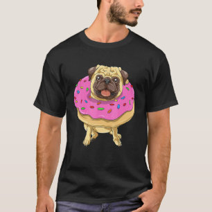 Donut Pug Bakery Pastry Chef Baker Dog Donut T-Shirt