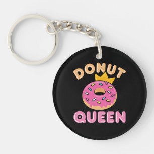 Donut Queen Keychain