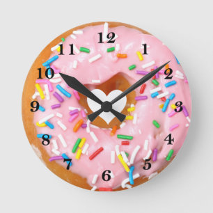 Donut Round Clock