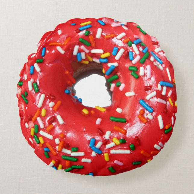 Donut Round Pillow (Front)