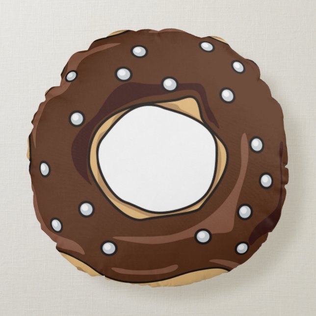 Donut Round Pillow (Front)