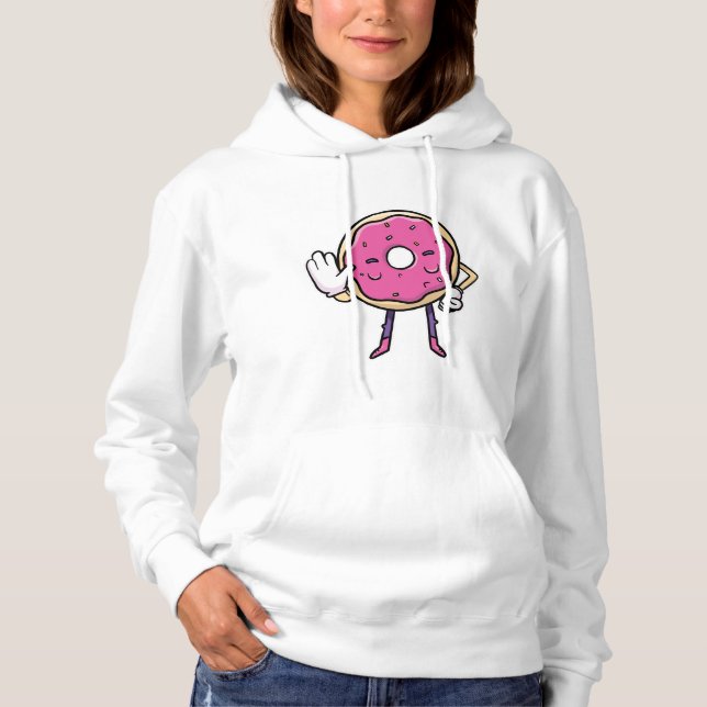 Donut Says No Hoodie (Front)