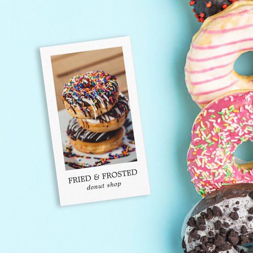 Donut Shop  Bakery Business Card