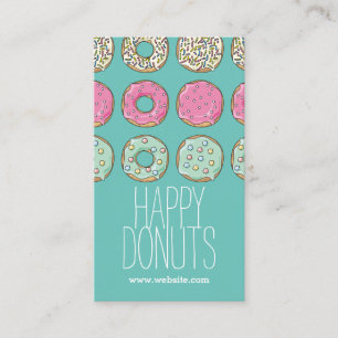 Donut Shop Bakery Caffe Pasty Business Card