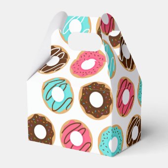 Donut Shop Birthday Party Favor Box | Zazzle