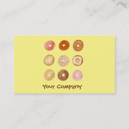 Donut Shop Business Card