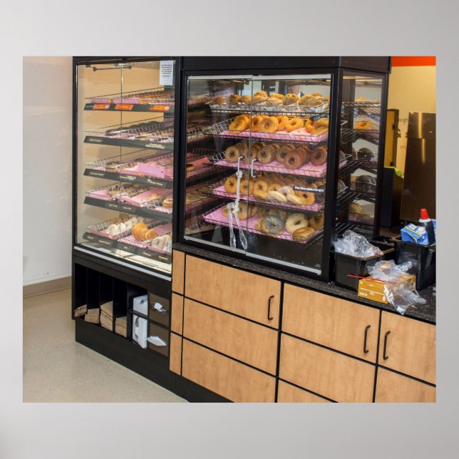 Donut Shop Photograph Poster (Front)
