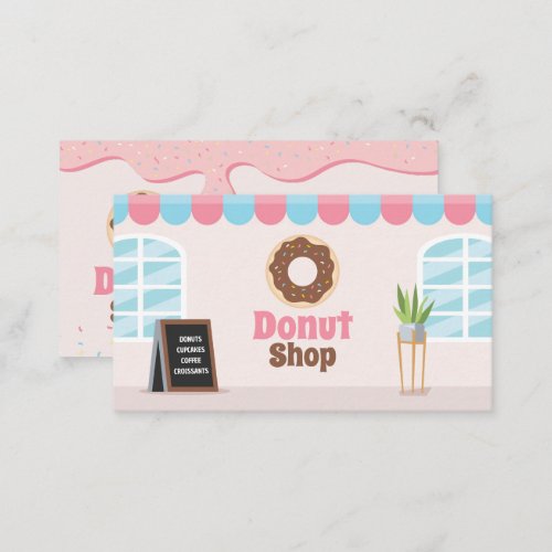 Donut Shop Sprinkles Business Card