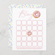 Donut Sprinkle Baby Shower Bingo