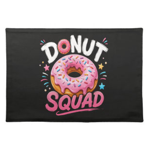 Donut Sprinkle Kindness Funny Cloth Placemat