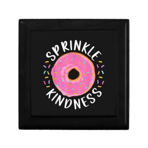 Donut Sprinkle Kindness Funny Girls Women Doughnut Gift Box