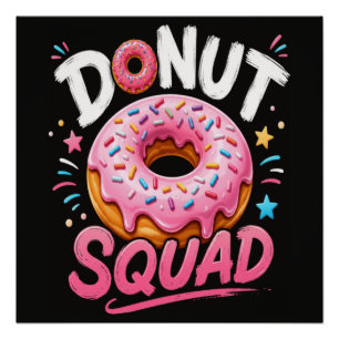 Donut Sprinkle Kindness Funny Poster