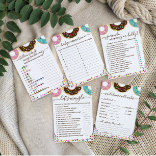 Donut Sprinkled With Love Baby Name Race Game