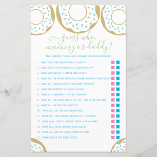 Donut Sprinkled With Love Guess Who? Game