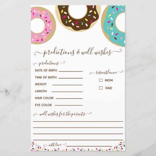 Donut Sprinkled With Love Prediction  Well Wishes