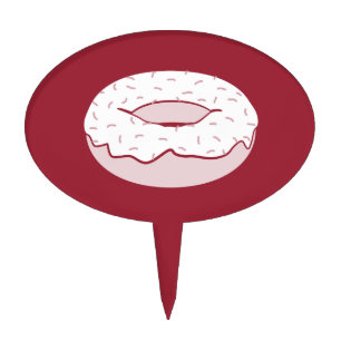donut sprinkles cake topper
