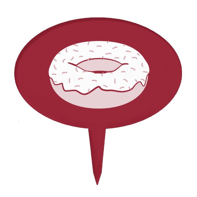 donut sprinkles cake topper (Front)
