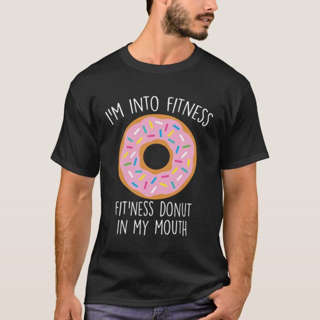 Donut Sprinkles Doughnut Fried Dough Sweet Snack D T-Shirt (Front)
