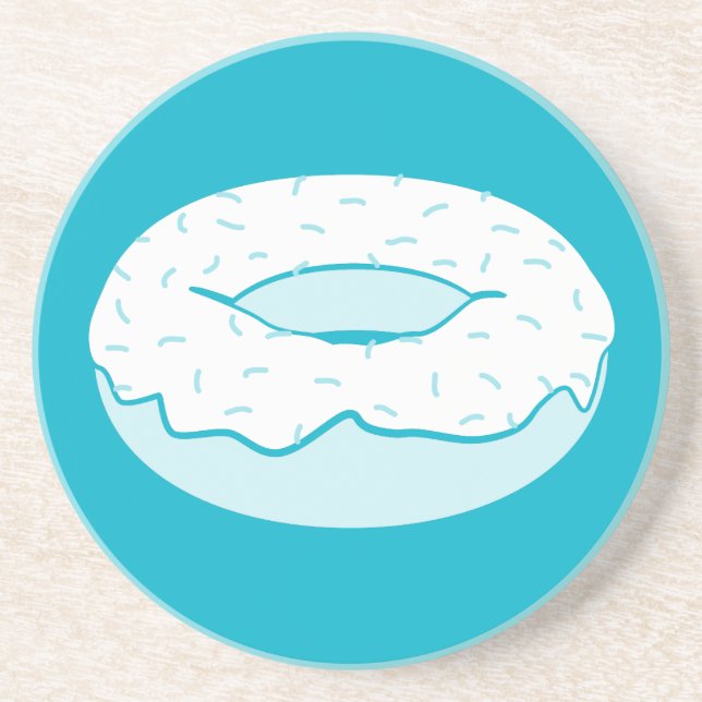 donut sprinkles drink coaster (Front)