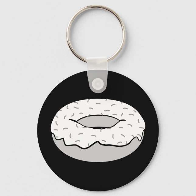 donut sprinkles keychain (Front)