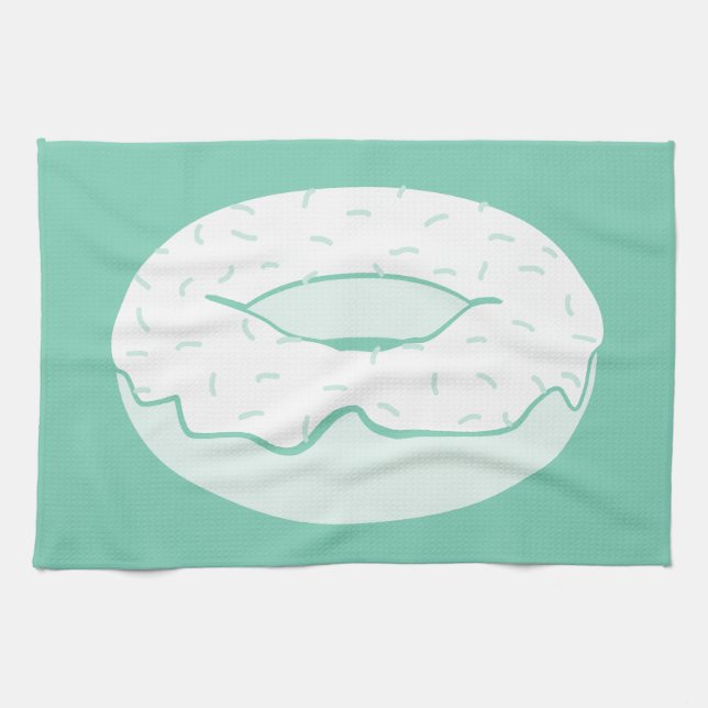 donut sprinkles kitchen towel (Horizontal)