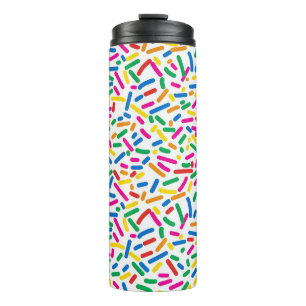 Donut Sprinkles Patterns Thermal Tumbler: A Fun Tumbler