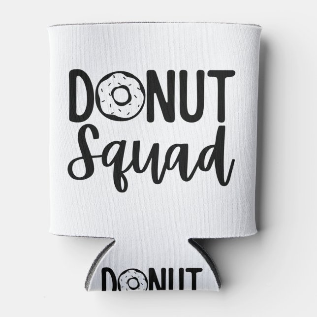 Donut Squad   Can Cooler (Front)